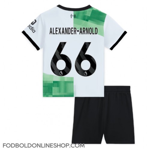 Liverpool Alexander-Arnold #66 Udebane Trøje Børn 2023-24 Kortærmet (+ Korte bukser)